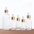 Dropper Bottles and1 Long Dropper-Clear Glass Bottles for Essential Oils with Eye Droppers